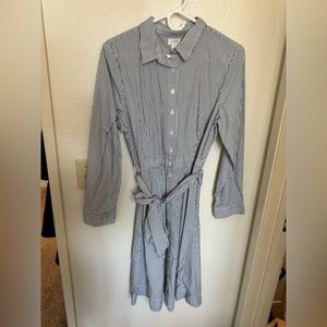 J crew button dress